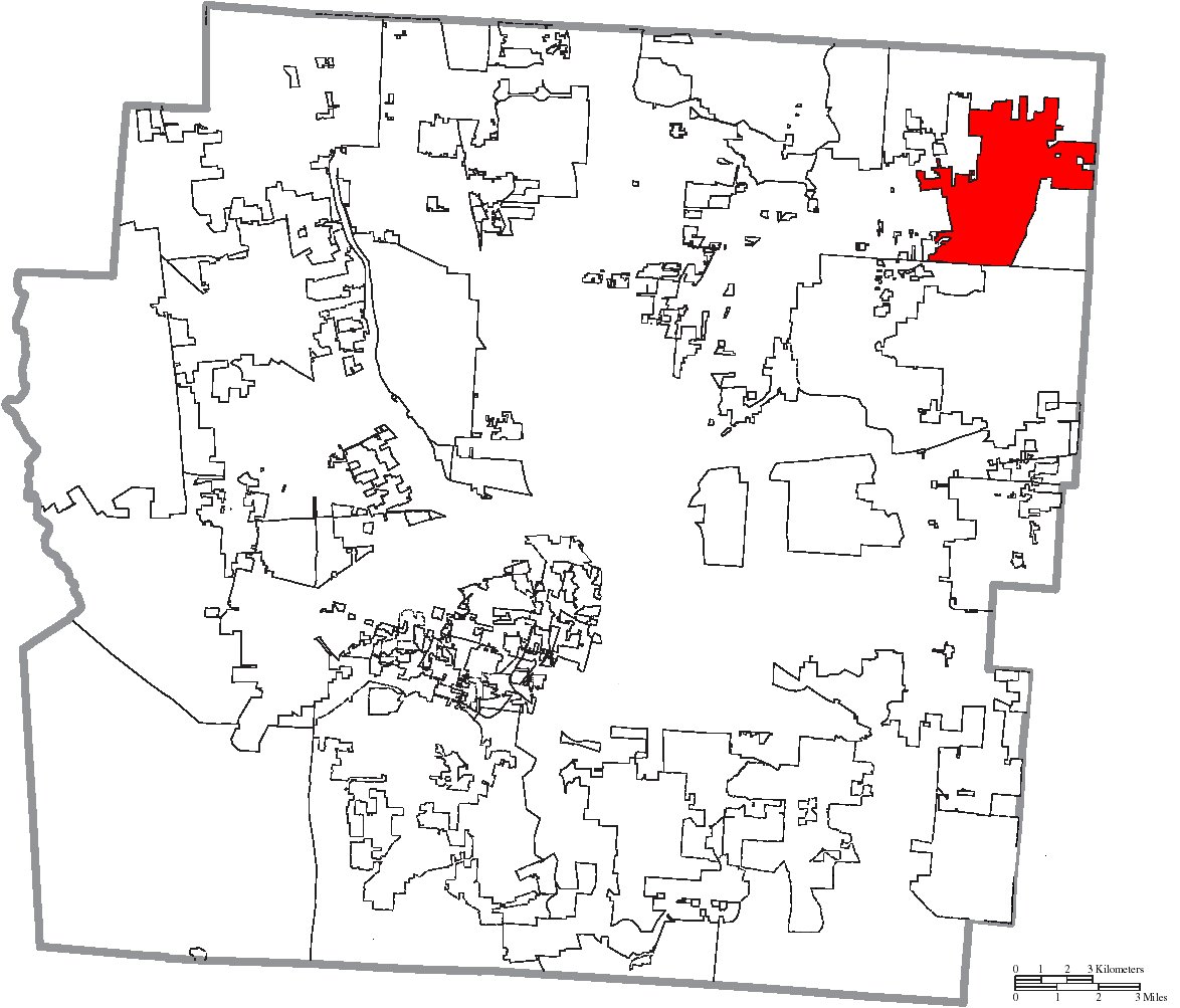 New Albany, OH - File:Map of Franklin County Ohio Highlighting New Albany City.png -  维基百科，自由的百科全